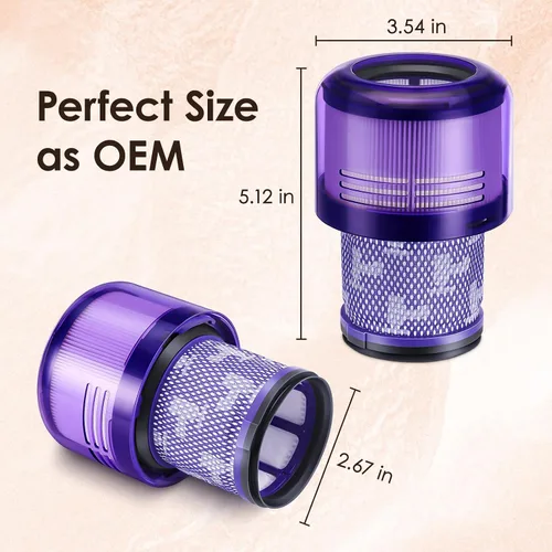 Miniatura 3 de Paquete de 3 filtros V11 de repuesto para Dyson, filtros de vacío compatibles con Dyson V11 Animal Torque Drive Complete V15 Detect Cordless Vacuum