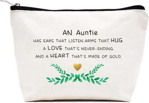 Miniatura 17 de LIBIHUA Obtener regalo de boda - Bolsa de maquillaje bolsa de cosméticos bolsa de viaje, Beige, 10-En Mi Madre del Pájaro