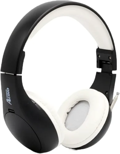 Miniatura 19 de Auriculares de radio FM personales portátiles con antena extraíble para gran recepción, caminar, trotar, relajarse, escuela, radio conversacional