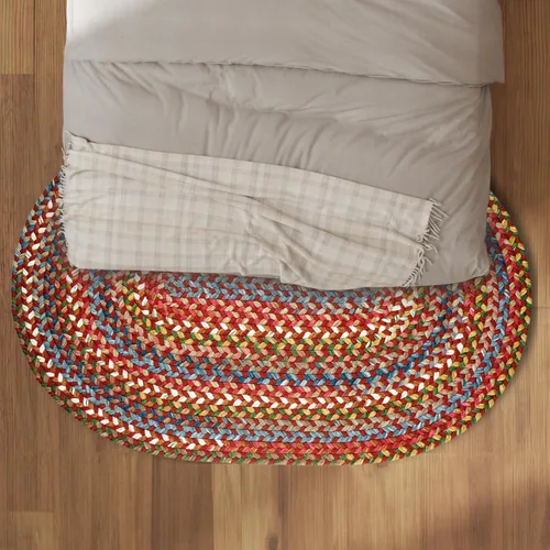 Miniatura 41 de Rhody Rug Country Jewel CJ35 - Alfombra trenzada ovalada de bronce de 2 x 3 pies, decoración del hogar, alfombra de piso o alfombra de dormitorio