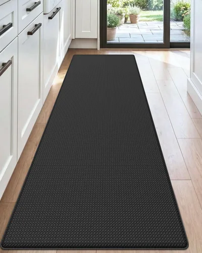 Miniatura 42 de DEXI Alfombrillas de Cocina Acolchadas Anti Fatiga, 17x59, Alfombra de Pasillo para Estar de Pie Impermeable, Espuma Viscoelástica Cómoda Acolchada