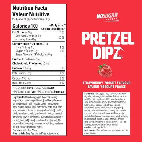 Miniatura 2 de Palitos de pretzel sin azúcar, patatas fritas de pretzel dietético cubiertas de yogur de fresa, dulces, salados, crujientes, perfección crujiente