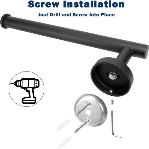 Miniatura 3 de NearMoon Toallero de Mano/Anillo de Toalla, Barra de Toalla de Mano de Acero Inoxidable Gruesa para Baño, Estante de Toalla Montado en la Pared