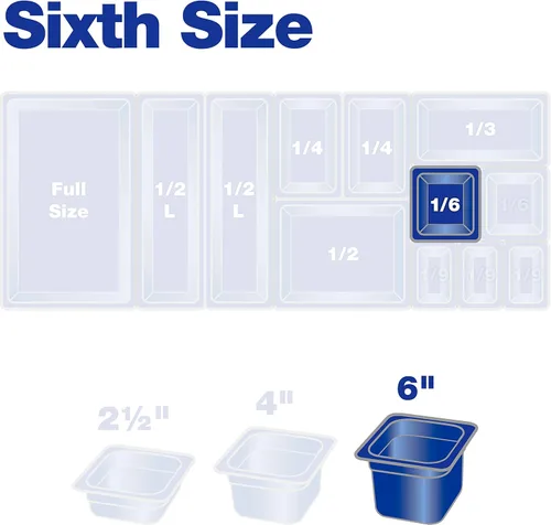 Miniatura 8 de Carlisle FoodService Products Storplus - Recipiente para alimentos, contenedor de almacenamiento de alimentos con esquinas para cucharar