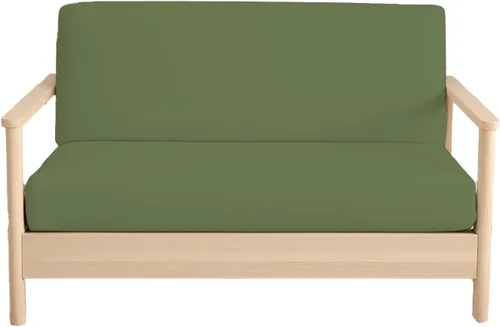Miniatura 26 de Fundas para futón sin brazos tamaño individual, fundas de futón 100% algodón egipcio, funda de sofá con cremallera, protector de sofá cama, funda