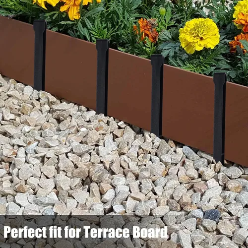 Miniatura 6 de 50 estacas de plástico para paisaje, soporte para plantas de 10 pulgadas, estaca resistente para paisajismo y jardín