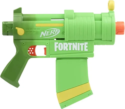 Miniatura 8 de Lanzador Nerf Fortnite SMG-Zesty, 10 dardos Nerf Elite, clip de 10 dardos, culata y cañón removibles, regalos de Fortnite para niños y niñas