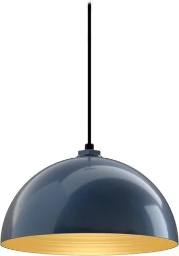 Miniatura 26 de Steel Lighting Co. Brentwood - Lámpara colgante Montada en el techo Domo redondo de 14 pulgadas Estilo moderno contemporáneo de granja