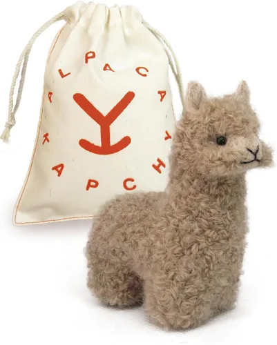 Adorno de Alpaca de Fieltro hecho 100% de Lana de Alpaca Bebé || Figura de Animal Realista Hecha a Mano || Decoración de Alpaca Hecha a Mano