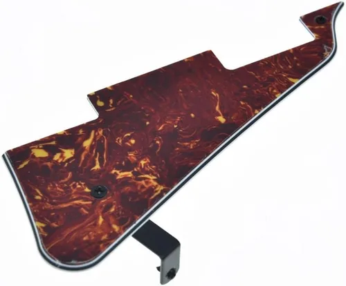 Miniatura 69 de KAISH Golpeador de guitarra Abalone Pearl LP con soporte de acero inoxidable negro y tornillos de montaje de acero para USA Les Paul