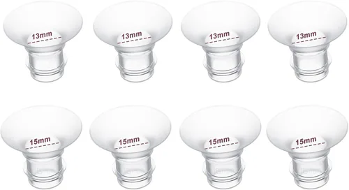 Miniatura 10 de Inserto de brida de 15/0.669 in, 8 unidades compatibles con brida de 0.945 in/escudo de la mayoría de las bombas, adecuado para bomba de leche
