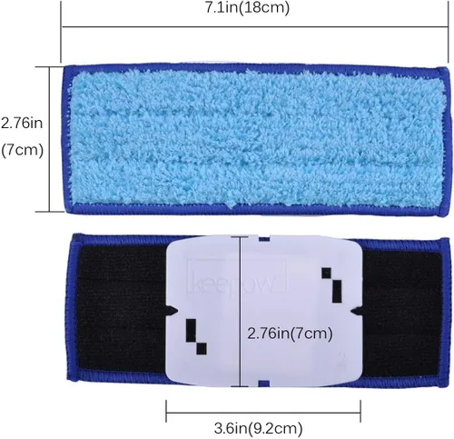 Miniatura 2 de KEEPOW Braava Jet 240 Almohadillas para trapeador compatibles con irobot Braava Jet 240 241 245 Robot Mop, paquete de 3 almohadillas húmedas