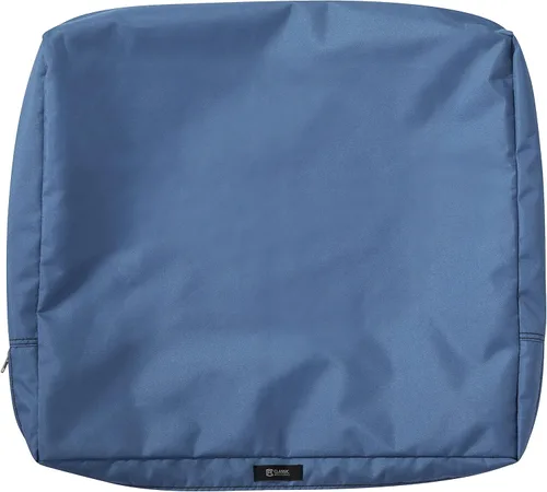 Miniatura 16 de Classic Accessories Ravenna - Funda resistente al agua para cojín de banco o sofá biplaza de patio, 42 x 18 x 3 pulgadas, color gris topo oscuro