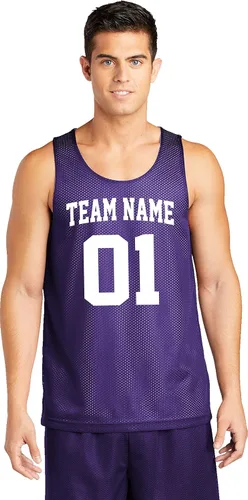 Miniatura 12 de Custom Basketball Jersey Youth Sizes Add Your Team, Name, & Number Unisex