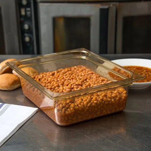 Miniatura 5 de Carlisle FoodService Products Sartén de alimentos de alta temperatura, contenedor de almacenamiento de alimentos de tamaño medio para servir