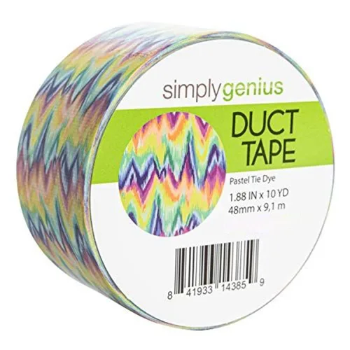 Miniatura 20 de Simply Genius Paquete variado de 12 rollos de cinta adhesiva estampada y coloreada, suministros de manualidades para niños y adultos, 10 yardas, 120
