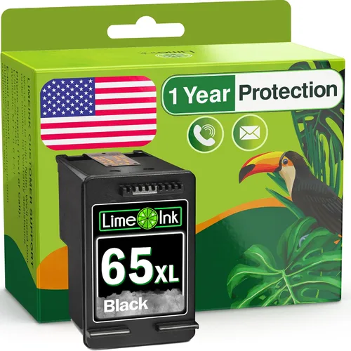 65XL Cartucho de tinta remanufacturado negro para HP Ink 65 HP65 XL HP65XL para Envy 5055 5052 5010 5070 5014 Deskjet 3755 3772 2600 3752 2652 2655