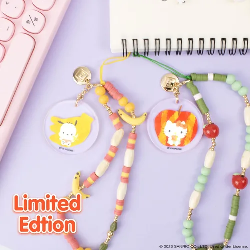 Miniatura 5 de iFace - Pulsera de cuentas de Hello Kitty y sus amigos - Correa universal para teléfono con dije, bonita cadena para muñeca, cordón estético m.