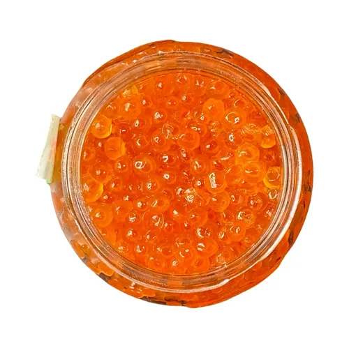 Miniatura 7 de Huevas de salmón de Alaska – Sal naturalmente ligera, caviar rojo, Ikura, mariscos gourmet refrigerados, 4.23 oz 4.23 oz