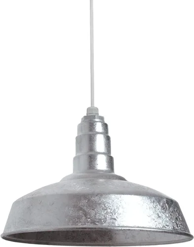 Miniatura 17 de Steel Lighting Co. Carson Barn Light Colgante montado en el techo Cúpula de 16 pulgadas Cable negro Luz de acero de estilo industrial