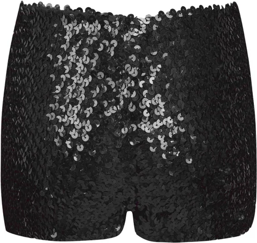 Miniatura 2 de Pantalones cortos de baile de jazz hip hop con lentejuelas, para yoga, gimnasia, atletismo, para niños y niñas