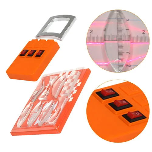 Miniatura 7 de Multifunction Optical Experiment Kit Convex Lens Triangular Prism and Light Source Physics Refraction and Reflection Demonstration Tool for