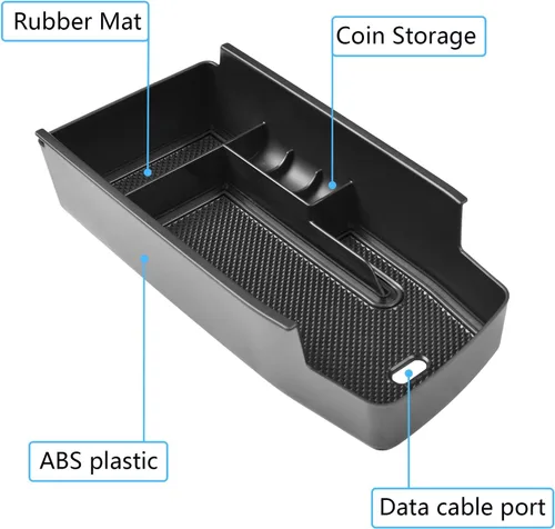 Miniatura 2 de EDBETOS Bandeja Organizadora de Consola Central Compatible con Chevy Bolt EUV Bolt EV Accesorios 2022-2023 Almacenamiento Interior de Reposabrazos