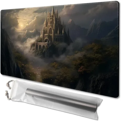 Miniatura 14 de MTG - Tapete de juego de 24 x 14 pulgadas, bolsas de almacenamiento antideslizantes, ideal para entusiastas de los juegos de cartas, alfombrilla