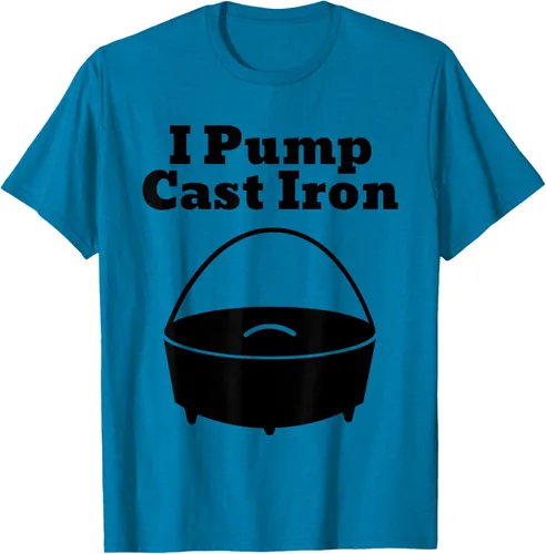 Miniatura 51 de I Pump - Camiseta de hierro fundido para cocinar al horno holandés