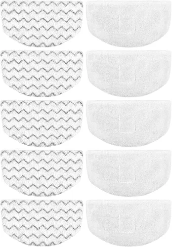 Paquete de 10 almohadillas de repuesto para trapeador de vapor Bissell Powerfresh Steam Mop 1940 1806 1544 2075 2685A 2181 2814 Series, modelo 19402