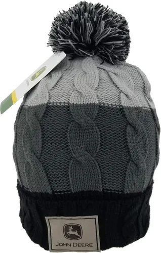 Miniatura 3 de John Deere Gorro a rayas para mujer - LP76085, Gris