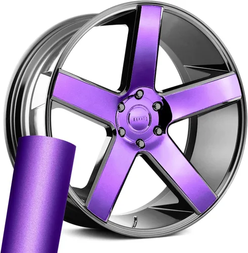 Miniatura 8 de VViViD Paquete de 4 hojas de vinilo adhesivo de liberación de aire para llantas automáticas de 24 x 30 pulgadas, paquete de 4 hojas