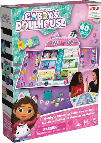 Miniatura 11 de Spin Master Games, Gabby’s Dollhouse, Juego de mesa Meow-Mazing, Juego de mesa para niños, Juegos familiares, Juego de preescolar para familias
