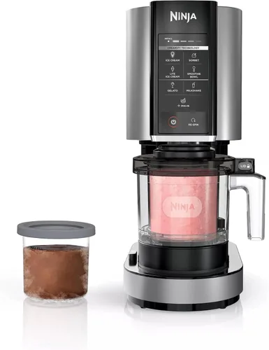 SharkNinja NC301 CREAMi - Máquina para hacer helados 7 en 1 con 7 modos personalizados de golosinas congeladas y fácil preparación de golosinas en 3