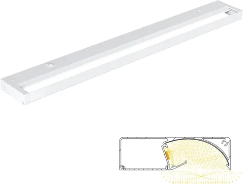 Iluminación para debajo del gabinete de 42 pulgadas, luces LED cableadas para debajo del gabinete, regulables de 2240 lm de alto brillo, 3