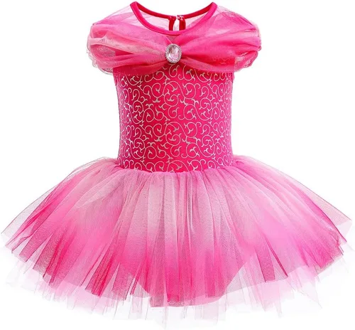 Miniatura 36 de MYRISAM - Maillots de princesa para niñas, tutú de ballet, vestido de bailarina con falda, para cumpleaños, fiesta elegante, disfraces de Halloween