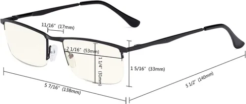 Miniatura 4 de Eyekepper Bisagras de resorte de calidad para lectores de computadora de medio borde
