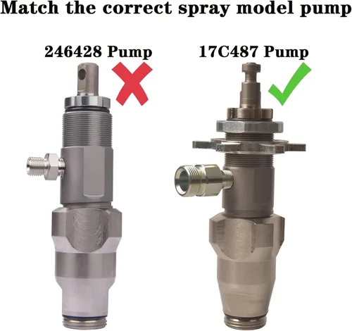 Miniatura 2 de GDHXW 24W619 Cilindro de pulverización sin aire para Graco 210 230 390 395 490 495 595 PC/Pro Pulverizador Aftermarket