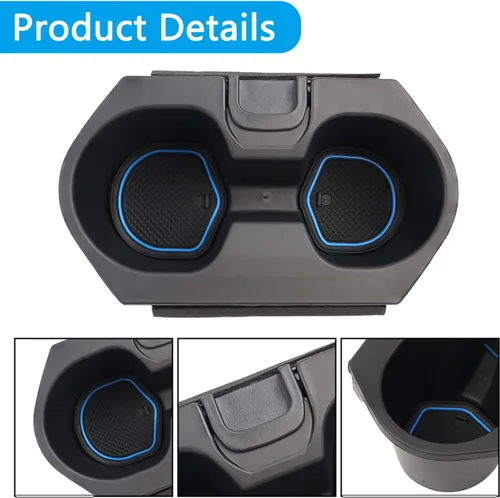 Miniatura 5 de Soporte para tazas con accesorios para Honda Civic 2016-2021 Lx Ex Si Sport Hatchback Coupe Sedan Insight consola central soporte para botella