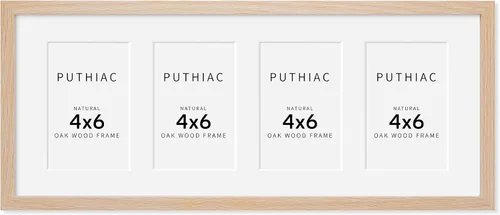 Miniatura 171 de Puthiac Marcos de fotos de madera de roble de 18 x 24 pulgadas, marcos de póster de 18 x 24 pulgadas para pared (paquete de 3, beige)