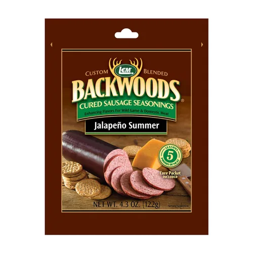Miniatura 14 de LEM Products Backwoods Bratwurst – Salchicha curada con condimento, ideal para caza silvestre y carne doméstica, sazona hasta 25 libras de carne