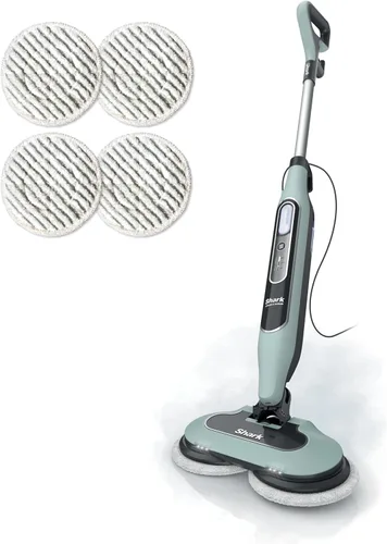 Miniatura 5 de Shark Steam & Scrub con tecnología Steam Blaster, trapeador de vapor todo en uno para suelos duros con 3 modos de vapor y faros LED S8201