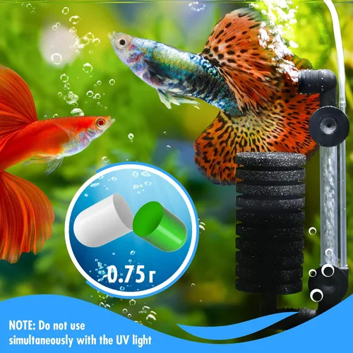 Miniatura 3 de Bio Starter - Limpiador de agua para acuario, digestor de exceso de nutrientes que hace que el agua sea saludable, reduce la cantidad de nitrito
