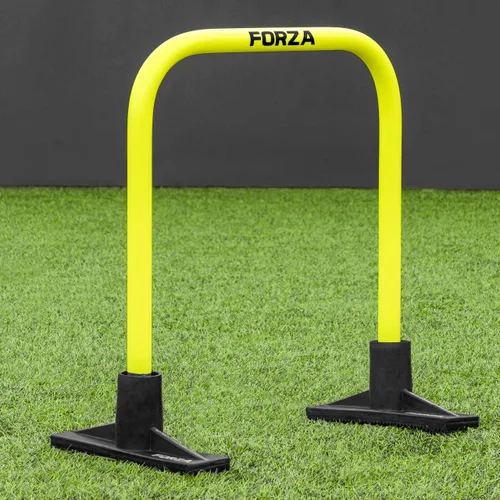Miniatura 9 de FORZA Arcos de paso de fútbol profesional Juego de 4 objetivos de fútbol de nivel élite para mejorar las técnicas y la precisión de los pases