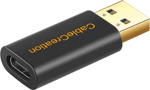 Miniatura 2 de CableCreation Adaptador USB C hembra a USB macho, USB 3.1 5Gbps USB C a A adaptador hembra para portátiles Logitech StreamCam VR Link para carga