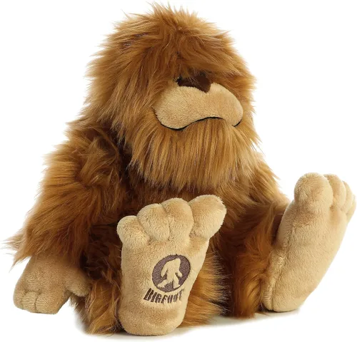 Miniatura 2 de Aurora® Fantasía Misteriosa Animal de Peluche Pie Grande - Compañero Mítico - Aventuras Imaginativas - Marrón 10 Pulgadas