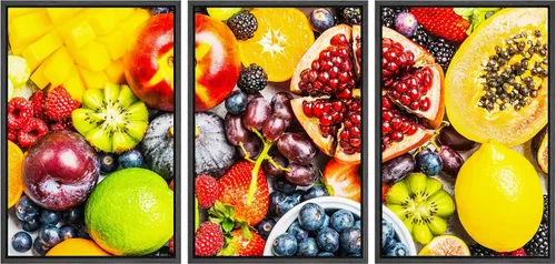 Miniatura 111 de wall26 Lienzo enmarcado para pared, juego de arte de hierbas, verduras y condimentos en madera, alimentos, fotografía cultural, realismo, paisaje