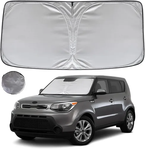 Miniatura 108 de KAYZT Parasol para parabrisas para Honda Civic 2022-2025 11.ª generación, parasol plegable para ventana delantera, accesorios de ajuste personalizado