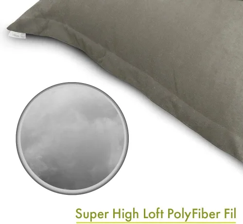 Miniatura 3 de Majestic Home Goods Wales - Almohada de suelo, color gris