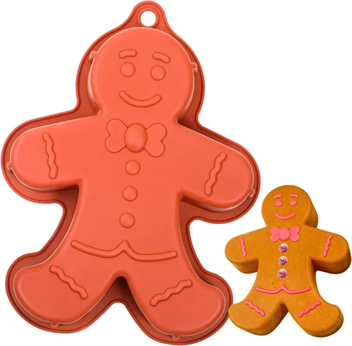 Miniatura 8 de Webake Molde para Pastel de Calabaza de 8 Pulgadas de Silicona Molde Jack-O-Lantern Molde para Pastel con Forma de Calabaza 3D Grande, Molde